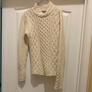 Cozy Cream Cable Knit Sweater